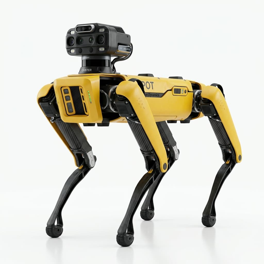Autonomous Biomorphic Quadrupedal Robot (Spot Replica & Digital Twin) project image